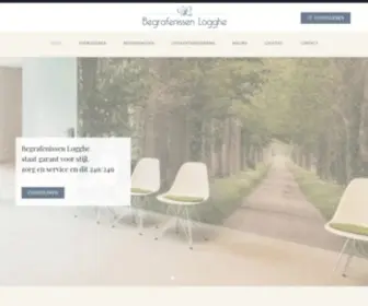 Logghe-Geert.be(Begrafenissen Logghe Zarren) Screenshot