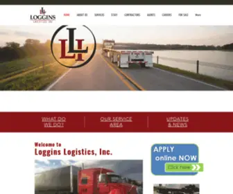 Logginslogistics.com(Loggins Logistics) Screenshot