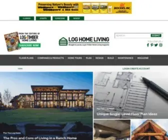 Loghome.com(Log Home Living) Screenshot
