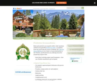 Loghouseinn.com(Pemberton Accommodation) Screenshot