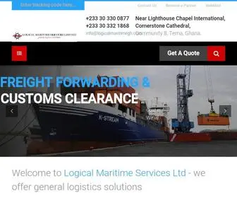 Logicalmaritimegh.com(Logical Maritime Services Limited) Screenshot