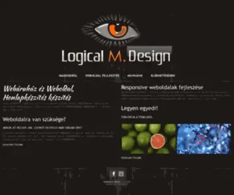 Logicalmdesign.hu(Egyedi Weboldal készítés) Screenshot