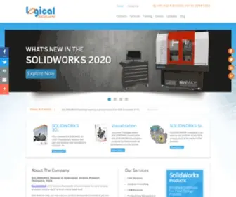 Logicalsolutions.in(SOLIDWORKS Reseller in Hyderabad) Screenshot