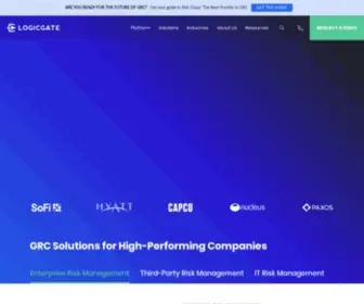 LogicGate.com(LogicGate Risk Cloud) Screenshot