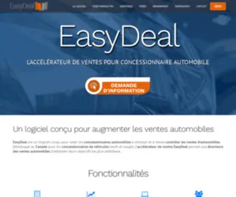 Logicielconcessionnaire.ca(EasyDeal) Screenshot