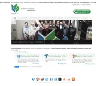 Logiciels-Algerie.com(Leadersoft: logiciels de Gestion Algérie) Screenshot