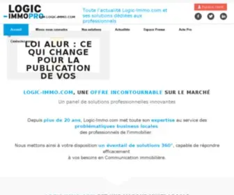 Logicimmopro.com(Groupe SeLoger) Screenshot