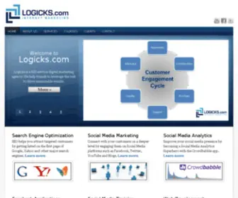 Logicks.com(SEO Dubai) Screenshot