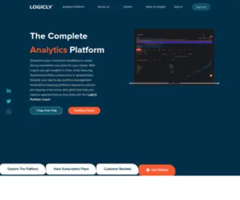 Logicly.finance(Investment Portfolio Analytics Platform) Screenshot