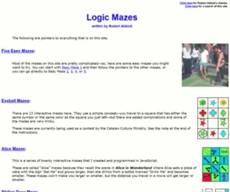 Logicmazes.com(Logic Mazes) Screenshot