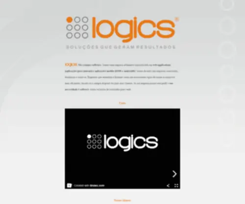 Logics.com.br(Soluções que geram resultados) Screenshot