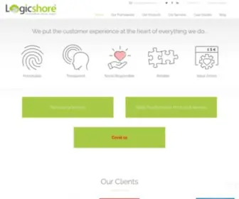 Logicshore.com(Web Development Company Bangalore) Screenshot