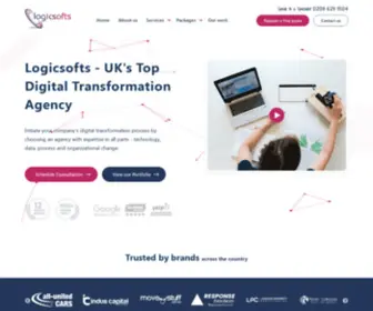 Logicsofts.co.uk(Affordable Web Design & Development Agency London) Screenshot