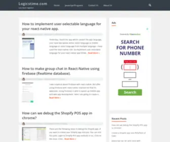 Logicstime.com(Let's learn together) Screenshot