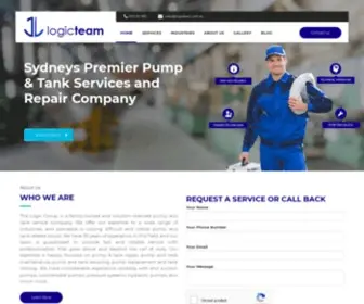 Logicteam.com.au(Pump Services) Screenshot
