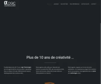 Logictechnologies.ma(Agence Web & Communication Marrakech Casablanca Maroc) Screenshot