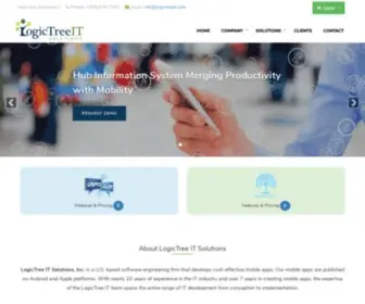 Logictreeit.com(Hub Information System Merging Productivity with Mobility) Screenshot