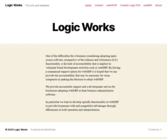 Logicworks.co.nz(Try us in your business) Screenshot