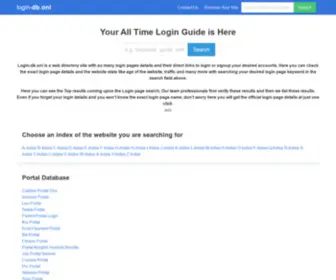 Login-DB.onl(Login DB) Screenshot