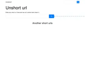 Loginela.com(Unshort and check any short url) Screenshot