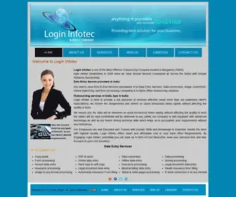 Logininfotec.com(Data Entry Services India) Screenshot