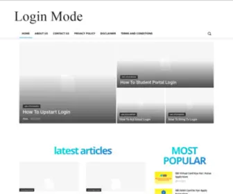 Loginmode.com(Just another WordPress site) Screenshot