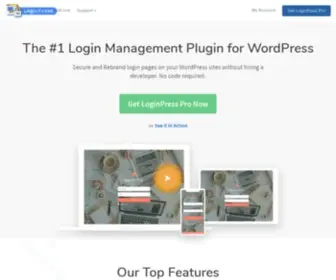 Loginpress.pro(Best WordPress Custom Login Page Customizer) Screenshot