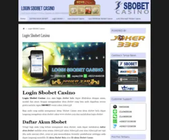 Loginsbobetcasino.com Screenshot