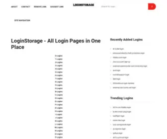 Loginstorage.com(Loginstorage) Screenshot