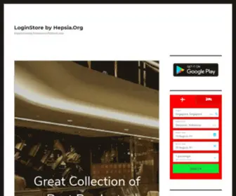 Loginstore.net(Global Virtual Mall) Screenshot