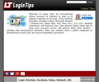 Logintips.com(Logintips) Screenshot