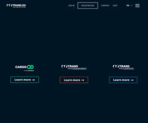 Logintrans.co.uk(The Trans.eu logistics platform) Screenshot