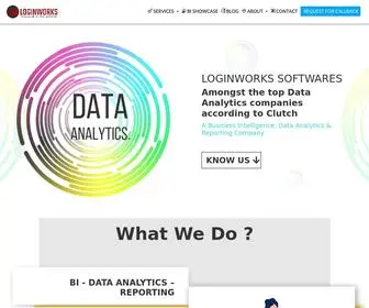 Loginworks.com(Business Intelligence & Data Analytics) Screenshot