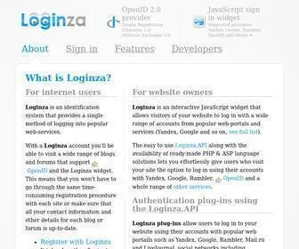 Loginza.ru(Empty page) Screenshot