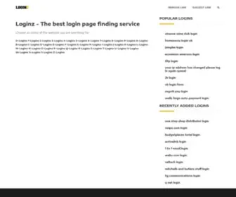 Loginz.co.uk(See relevant content for) Screenshot