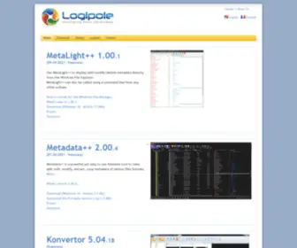 Logipole.com(Official Homepage of Metadata) Screenshot