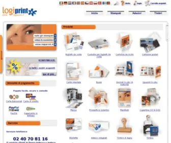 Logiprint.it(La tipografia del internet per i vostri biglietti da visita) Screenshot