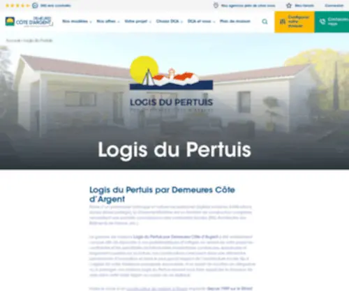 Logis-DU-Pertuis.com(Logis du Pertuis et Natur'Habitat) Screenshot
