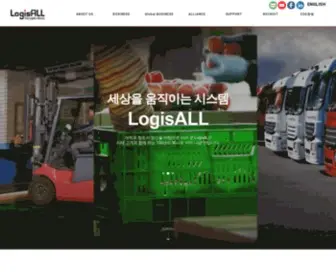 Logisall.co.kr(로지스올) Screenshot