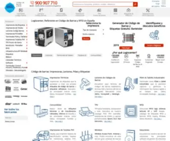 Logiscenter.com(Código de barras y RFID) Screenshot