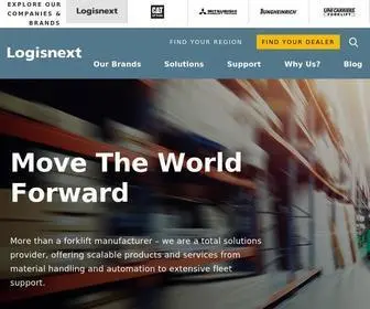 Logisnextamericas.com(Mitsubishi Logisnext Americas) Screenshot