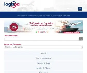 Logispa.com(Logistica Panama) Screenshot