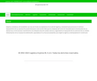 Logisticaexpressbl.co(LogisticaExpressBL SAS) Screenshot