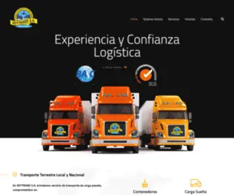 Logisticakeytrans.com(Keytrans S.A) Screenshot