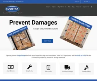 Logistick.com(Load Securing Systems) Screenshot