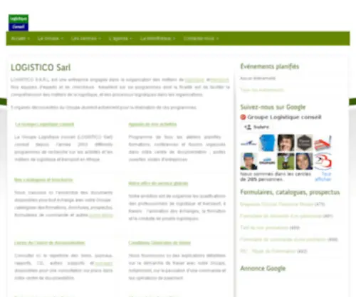 Logistico-Sarl.com(Logistico Sarl) Screenshot