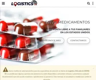 Logistics316.com(Inicio) Screenshot