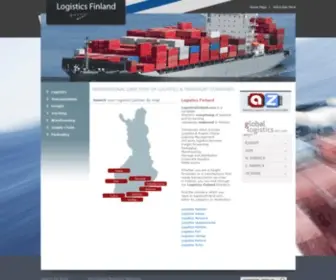 Logisticsfinland.com(Logistics Finland) Screenshot