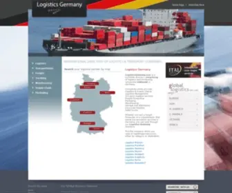 Logisticsgermany.com(Logistics germany) Screenshot
