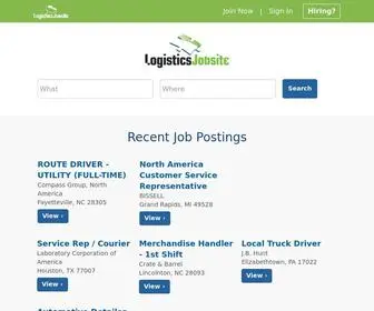 Logisticsjobsite.com(Career) Screenshot